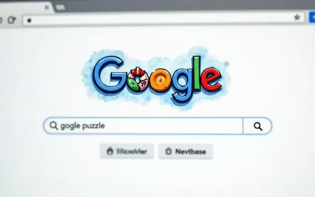 Google's interactive Doodle game featured on the Search homepage